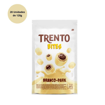 Trento Bites Branco Dark 20 Unidades 120g