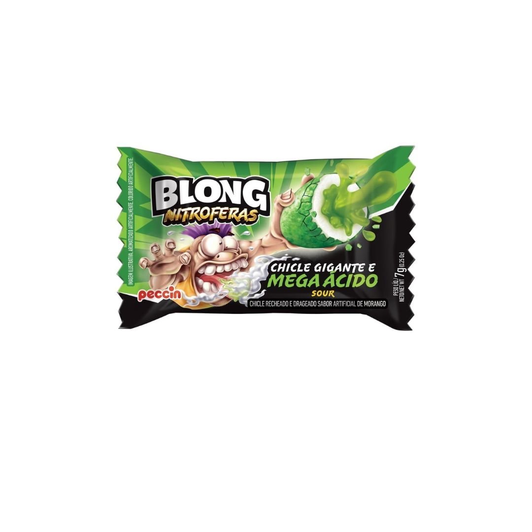 Chiclete Blong Nitroferas Acido Display 200g