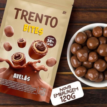 Trento Bites Avela Ao Leite Com 20 Unidades De120g