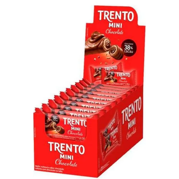 Chocolate Mini Trento Kit 4 Display Com 16 Unidades De 16g