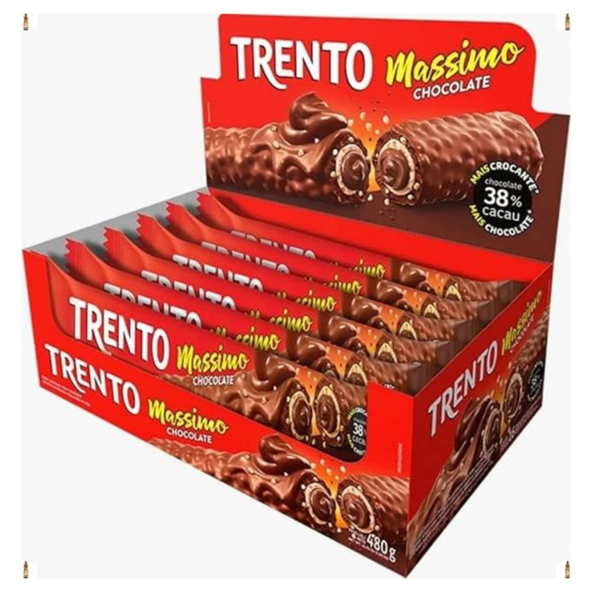 Trento Massimo Chocolate Com16 Unidades De 30g
