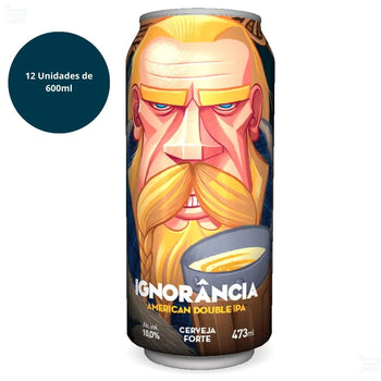 Cerveja Ignorancia Krug Bier Lata Kit 12 Unidades De 473ml