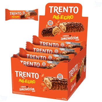 Trento Allegro Bombom Choco Amendoim 16 Unidades De 26g