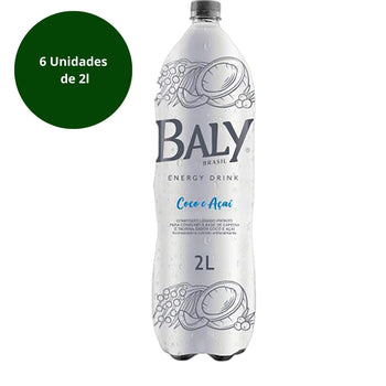 Energetico Baly Coco E Açai Pet 2l Pack Com 6 Unidades