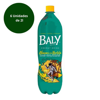 Energetico Baly Abacaxi Com Hortela Pet 2l Pack Com 6 UnI