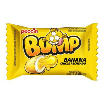 Chiclete Bump Banana Display 140g