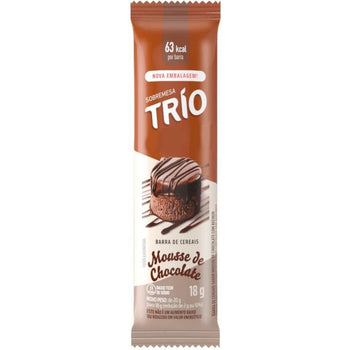 Barra Cereal Sm Mousse Choc. Trio 3 Unidades 18g