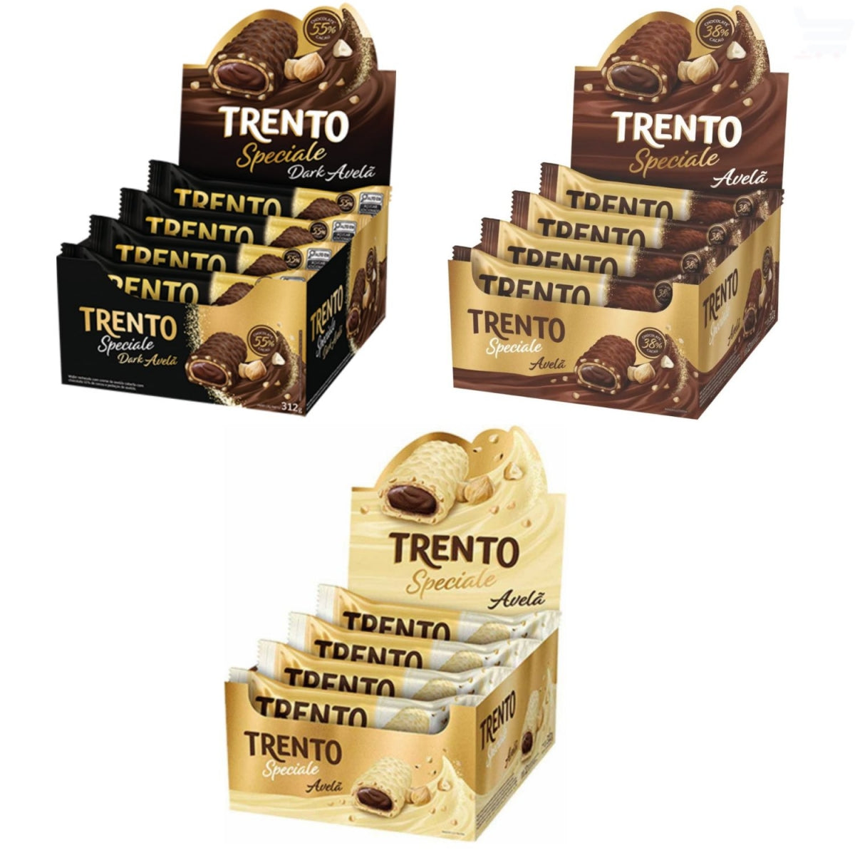 Chocolate Trento Speciale Sabores 26g Display Com12 Unidades