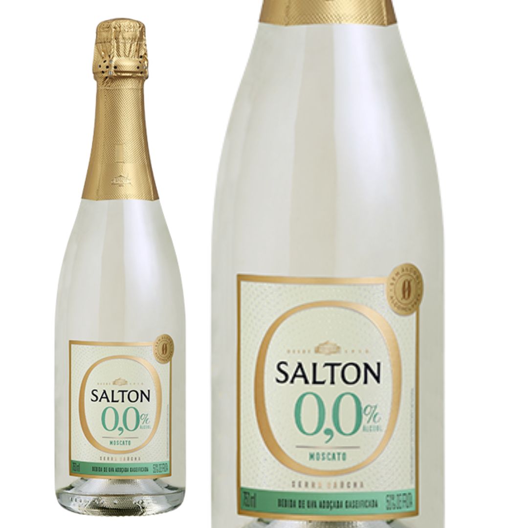 Espumante Gaseificado Salton Moscato Sem Alcool 0,0% 750ml