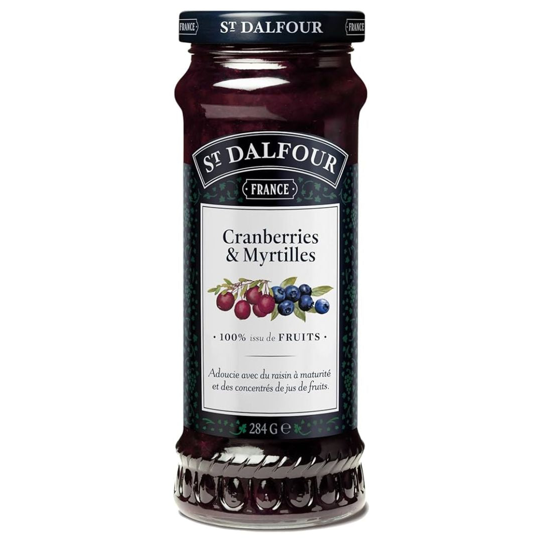 Geleia Cranberry e Mirtilo St. Dalfour Vidro 284g