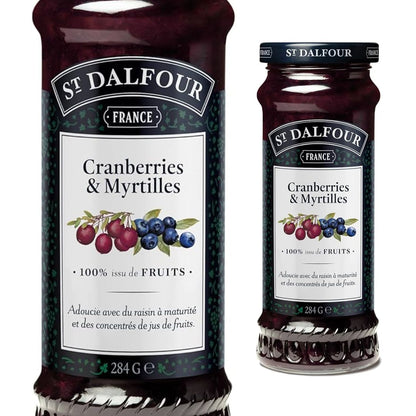 Geleia Cranberry e Mirtilo St. Dalfour Vidro 284g