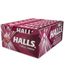 Bala Halls Cereja Caixa Com 21 Unidades 28g