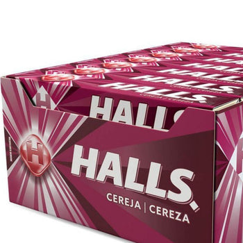 Bala Halls Cereja Caixa Com 21 Unidades 28g