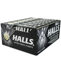 Caixa Drops Halls Extra Forte Preto Com 21 Unidades