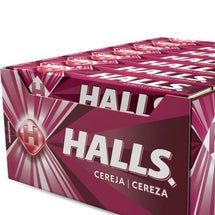 Bala Halls Cereja Caixa Com 21 Unidades 28g