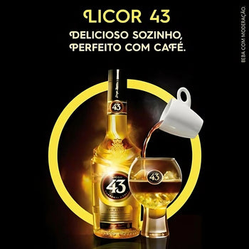 Licor 43 Diego Zamora 700ml Kit Com Copo Balon De Vidro