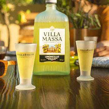 Licor Limoncello Villa Massa 700ml + 2 Copos Personalizados