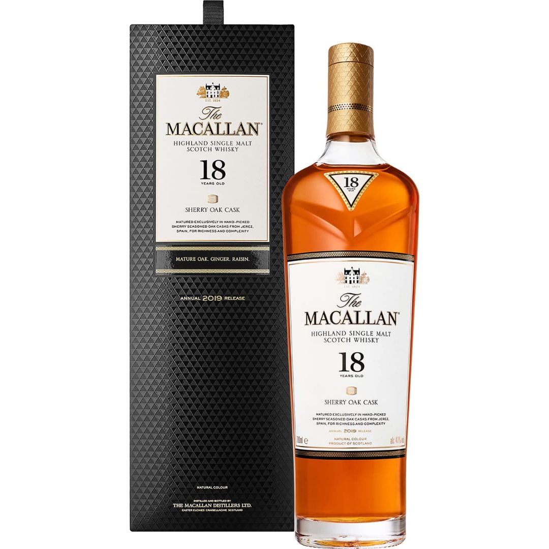 The Macallan Sherry Oak 18 Anos Single Malt Scotch 700ml