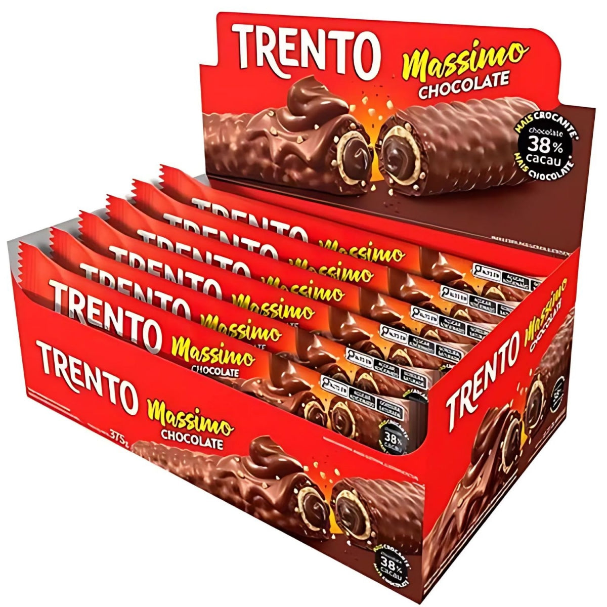 Trento Massimo Chocolate 25G Caixa Com 15 Unidades