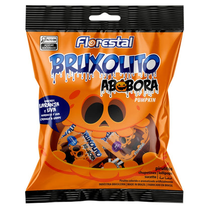 Pirulito Florestal  Bruxolito Abobora Sortido 120G