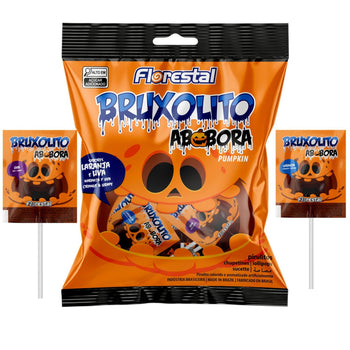 Pirulito Florestal  Bruxolito Abobora Sortido 120G