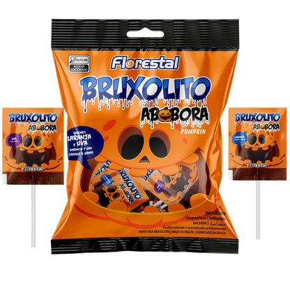 Pirulito Florestal  Bruxolito Abobora Sortido 120G