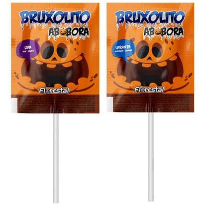 Pirulito Florestal  Bruxolito Abobora Sortido 120G
