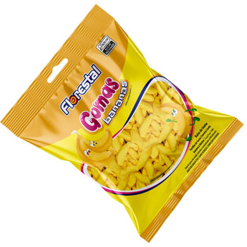 Bala Goma Bananas Florestal 60G