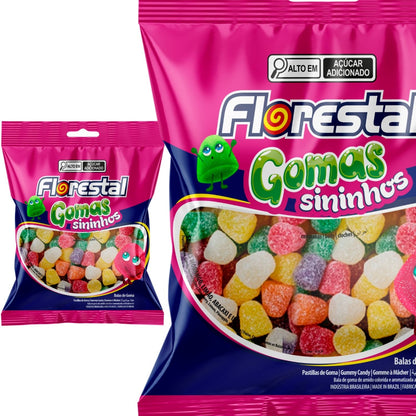 Bala Goma Sininhos 60G