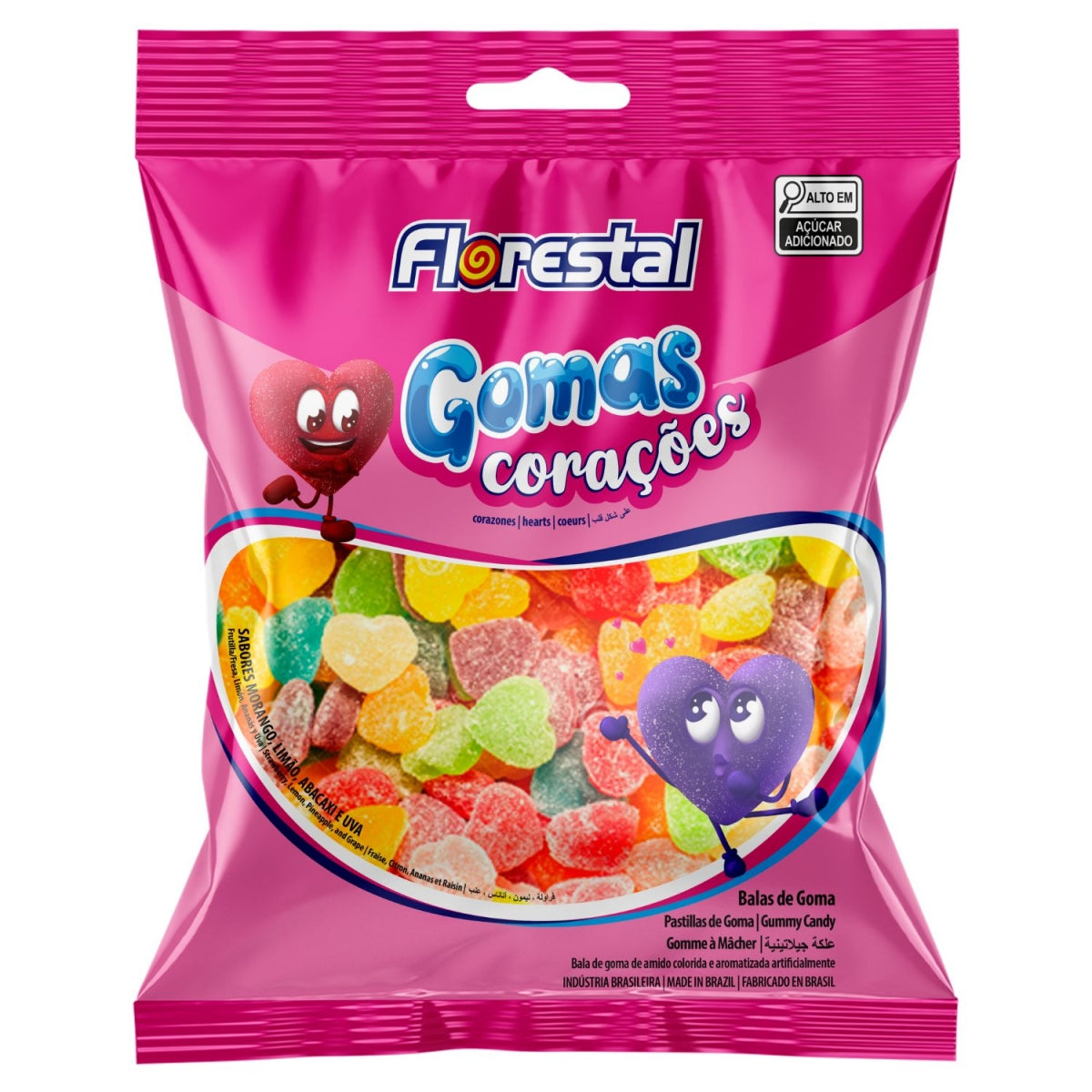 Bala Goma Coracao Florestal 60G