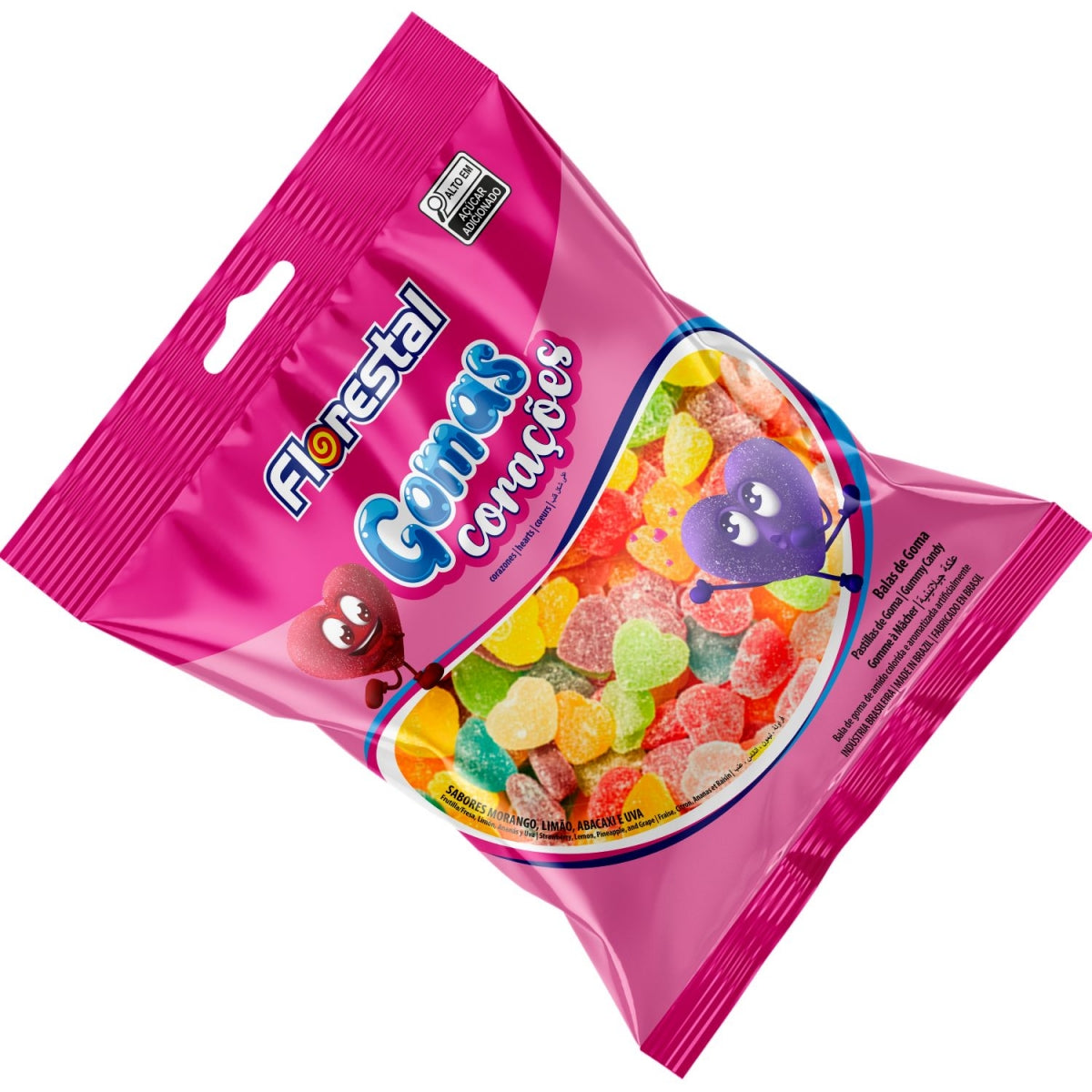 Bala Goma Coracao Florestal 60G