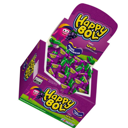 Chiclete Florestal Happy Bol Uva 140G