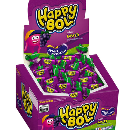 Chiclete Florestal Happy Bol Uva 140G