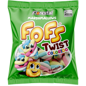 Marshmallow Fofs Twist Colorido 6 Unidades De 220G
