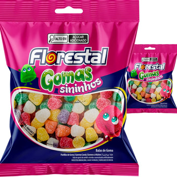 Bala De Goma Sininhos 5 Unidades De 200G