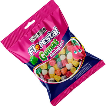Bala De Goma Sininhos 5 Unidades De 200G