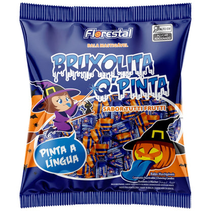 Bala Mastigavel Bruxolita Q Pinta Florestal 500G