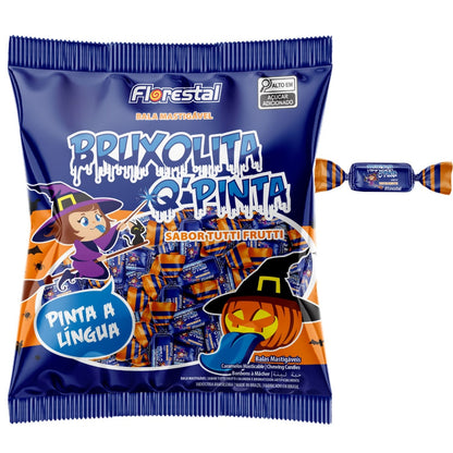 Bala Mastigavel Bruxolita Q Pinta Florestal 500G