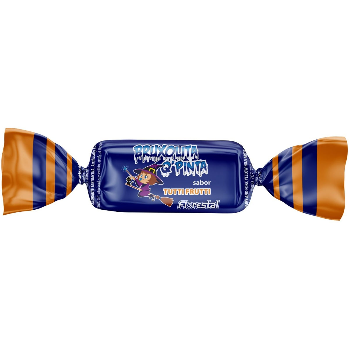 Bala Mastigavel Bruxolita Q Pinta Florestal 500G