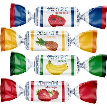Bala Mastigável Sortida Florestal 500G