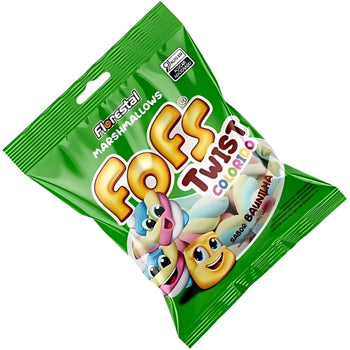 Marshmallow Florestal  Fofs Twist Colorido Baunilha  50G