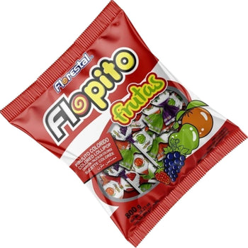 Pirulito Florestal Flopito Frutas 800G