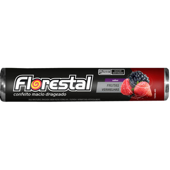 Confeito Drage Frut Vermelhas  10 Unidades De 32G