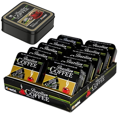 Bala Brazilian Coffee Lata 40G Display Com 10 Unidades