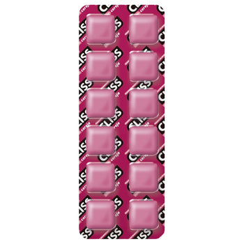 Chiclete Florestal Cliss Cereja 16,8G Cartela com 12