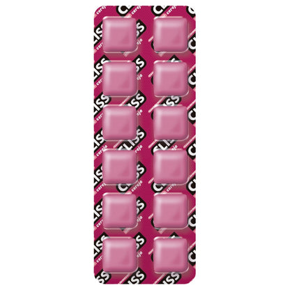 Chiclete Florestal Cliss Cereja 16,8G Cartela com 12