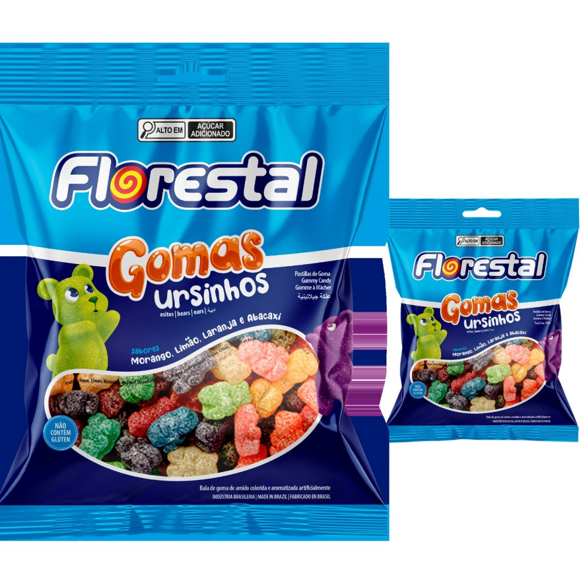 Bala Goma Ursinhos 36 Unidades De 60G