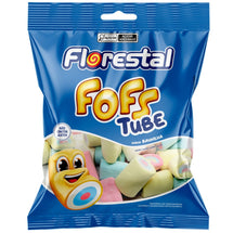 Marshmallow Florestal Fofs Baunilha Tube Colorido 50G