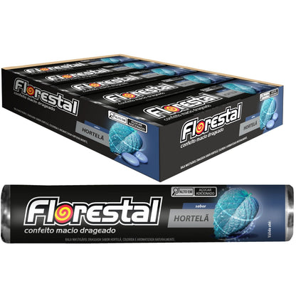 Confeito Drage Hortela 10 Unidades De 32G