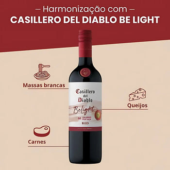 Vinho Tinto Casillero Del Diablo Belight Red Garrafa 750ml
